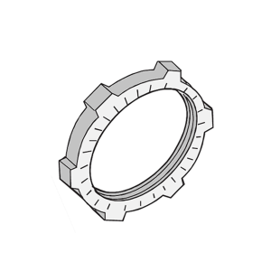 Contratuerca Metálica Zamac de 1-1/2" (38 mm)Ôªø.