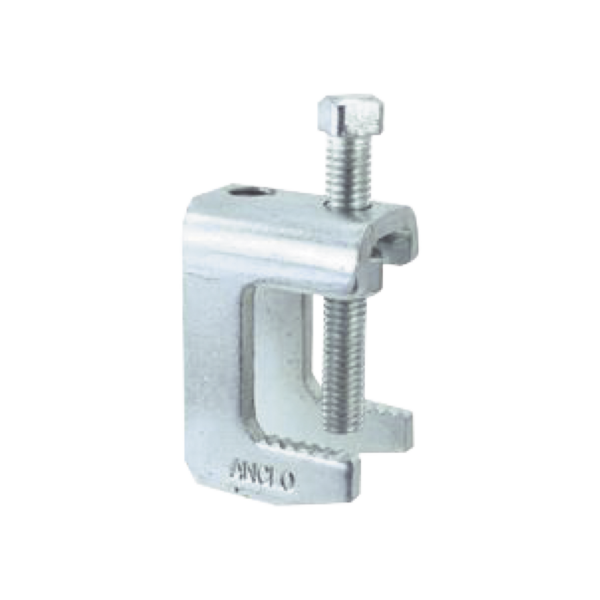 Mordaza Acero Fija barras de 3/4", para varilla roscada de 1/4".