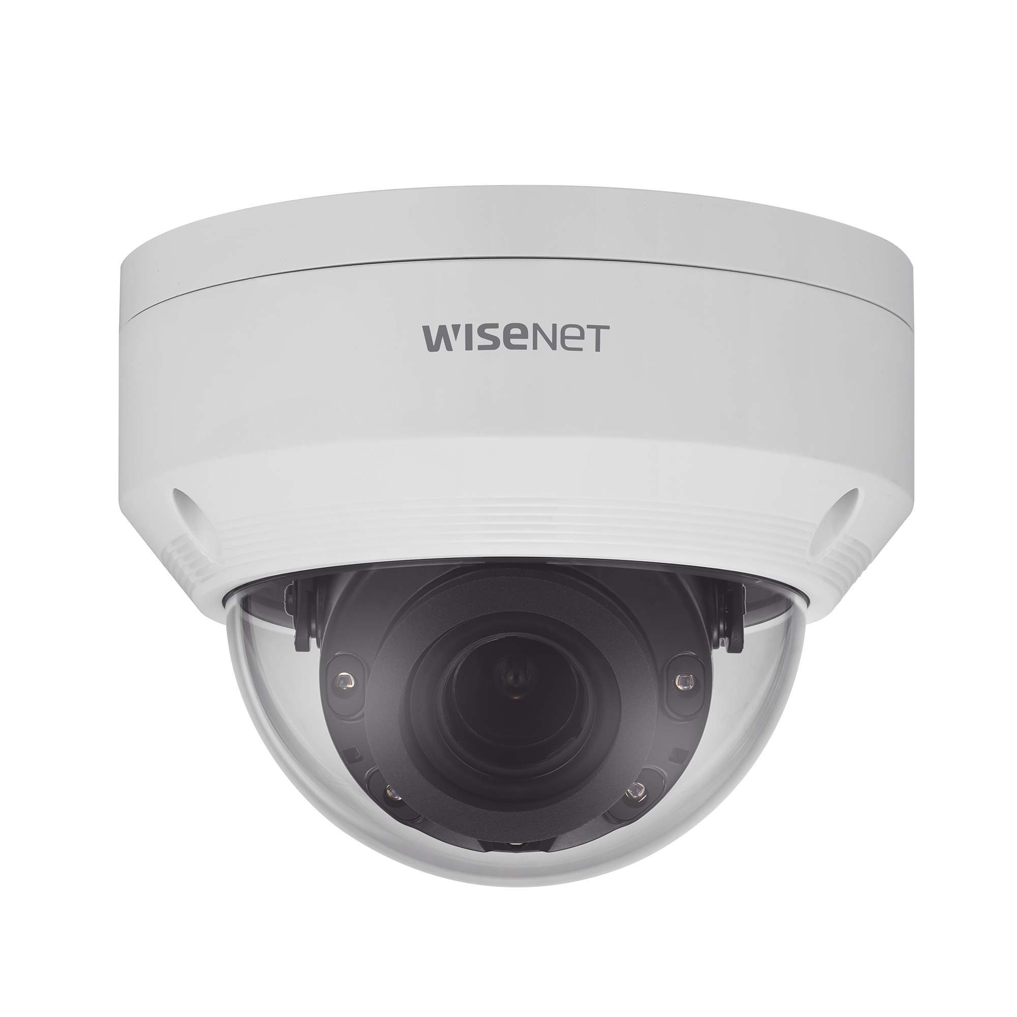 Cámara IP Tipo Domo Antivandálico 2 Megapíxel / Lente 3.3 a 10.3mm / IR 30M / WDR 120db / IP66 / IK10 / H.265 & WiseStream