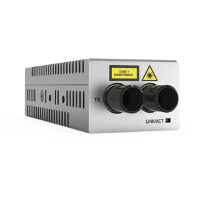 Mini Convertidor de medios de cobre a fibra MultiModo de escritorio 1000TX a 1000SX conector ST