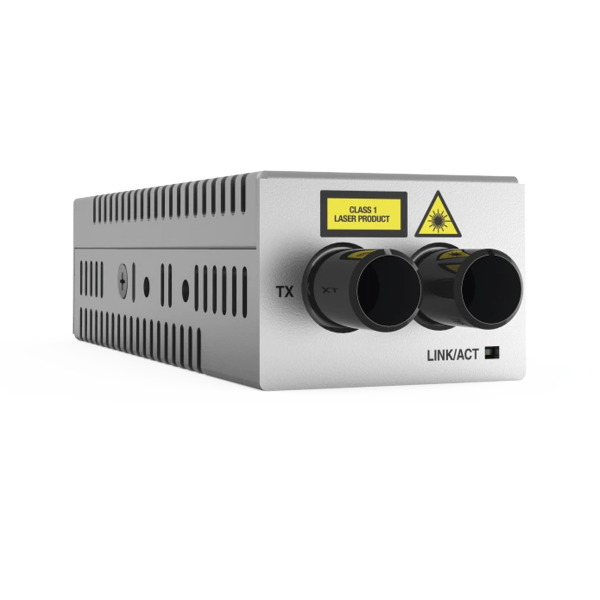 Mini Convertidor de medios de cobre a fibra MultiModo de escritorio 1000TX a 1000SX conector ST