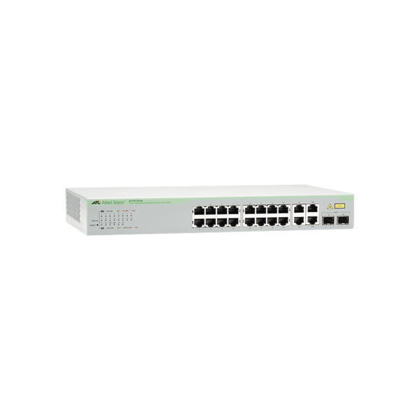 Switch WebSmart de 16 puertos 10/100 Mbps + 2 puertos 10/100/1000 Mbps + 2 SFP Gigabit Combo