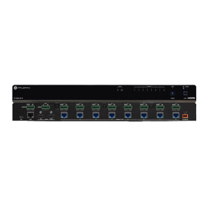 Amplificador de distribución HDBaseT 4K HDR de ocho salidas