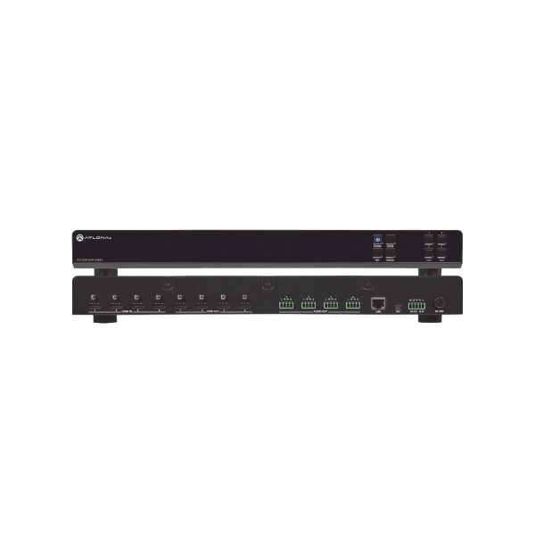 Switch Matriz HDMI 4K HDR 4√ó4 con control CEC y desincrustación de audio