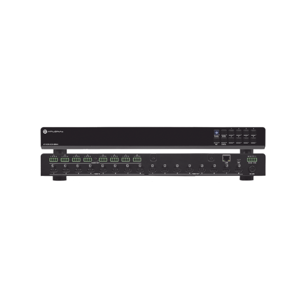 Switch matriz HDMI 8x8 para formatos HDR y HDCP 2.2 / Soporte de video 4K UHD @ 60 Hz / Control a través de Ethernet, RS-232 e IR
