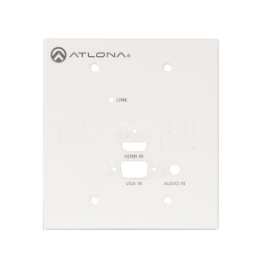Placa frontal en blanco para conmutadores de placa de pared serie HDVS