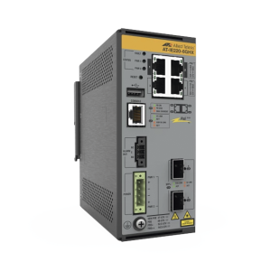 Switch Industrial L2+, Puertos 4x 10/100/1000T con PoE++, 2x 1G/10G SFP+, PoE++ (TAA)
