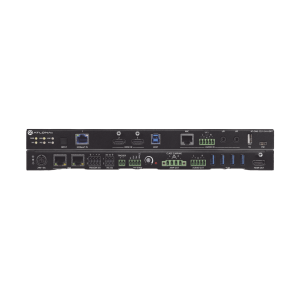 Switch Matriz Omega 1 Entrada HDBaseT y 2 Entradas HDMI y 1 Salida HDMI, amplificador mezclador y concentrador USB