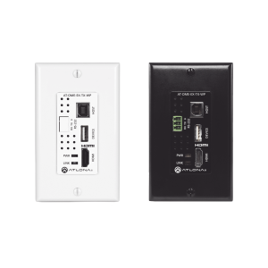 Transmisor HDBaseT de placa de pared para HDMI con USB