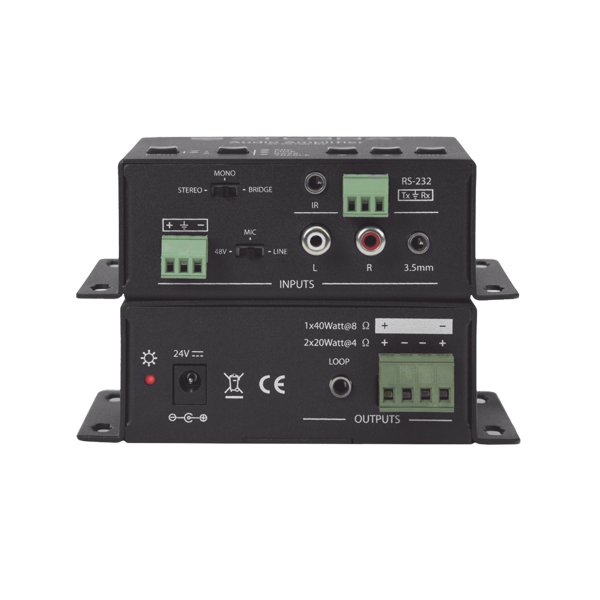 AMPLIFICADOR DE POTENCIA ESTÉREO/MONO ‚Äì 40 WATTS