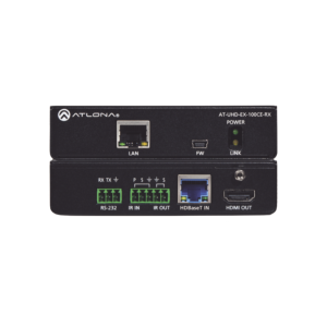 Receptor HDBaseT 4K/UHD HDMI sobre 100 M con Ethernet, control y PoE