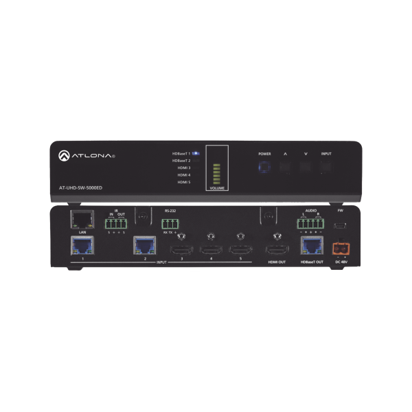 5 X 1 SWITCHER (2 HDBASET + 3 HDMI TO HDBASET/HDMI)