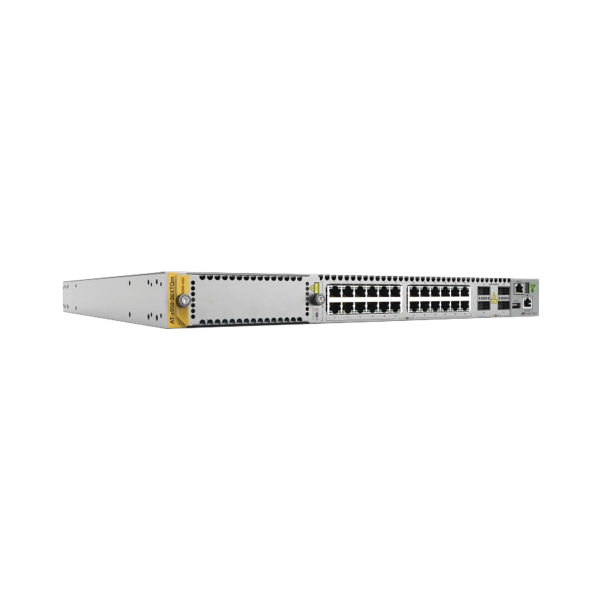 Switch Stackeable Capa 3, 24 puertos 1/2.5/5/10G RJ45, 4 x 40G/100G QSFP+/QSFP28, 1 ranura de expansión
