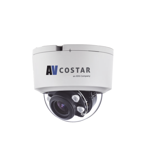 Domo IP Lente Varifocal 2.7-13.5mm | Full HD | Interior | 20M IR NightView | H.265 | 120 dB WDR | I/O Audio Y Alarma | Soporta MicroSD hasta 1TB | ONVIF | PoE | Cruce de línea | Intrusión | Merodeo | NDAA