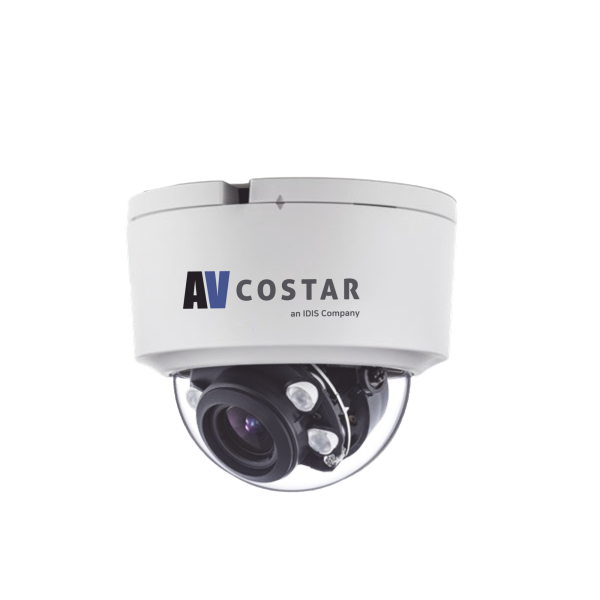 Domo IP Lente Varifocal 2.7-13.5mm | 5 Megapíxel | Interior | 20M IR NightView | H.265 | 120 dB WDR | I/O Audio Y Alarma | Soporta MicroSD hasta 1TB | ONVIF | PoE | Cruce de línea | Intrusión | Merodeo | NDAA