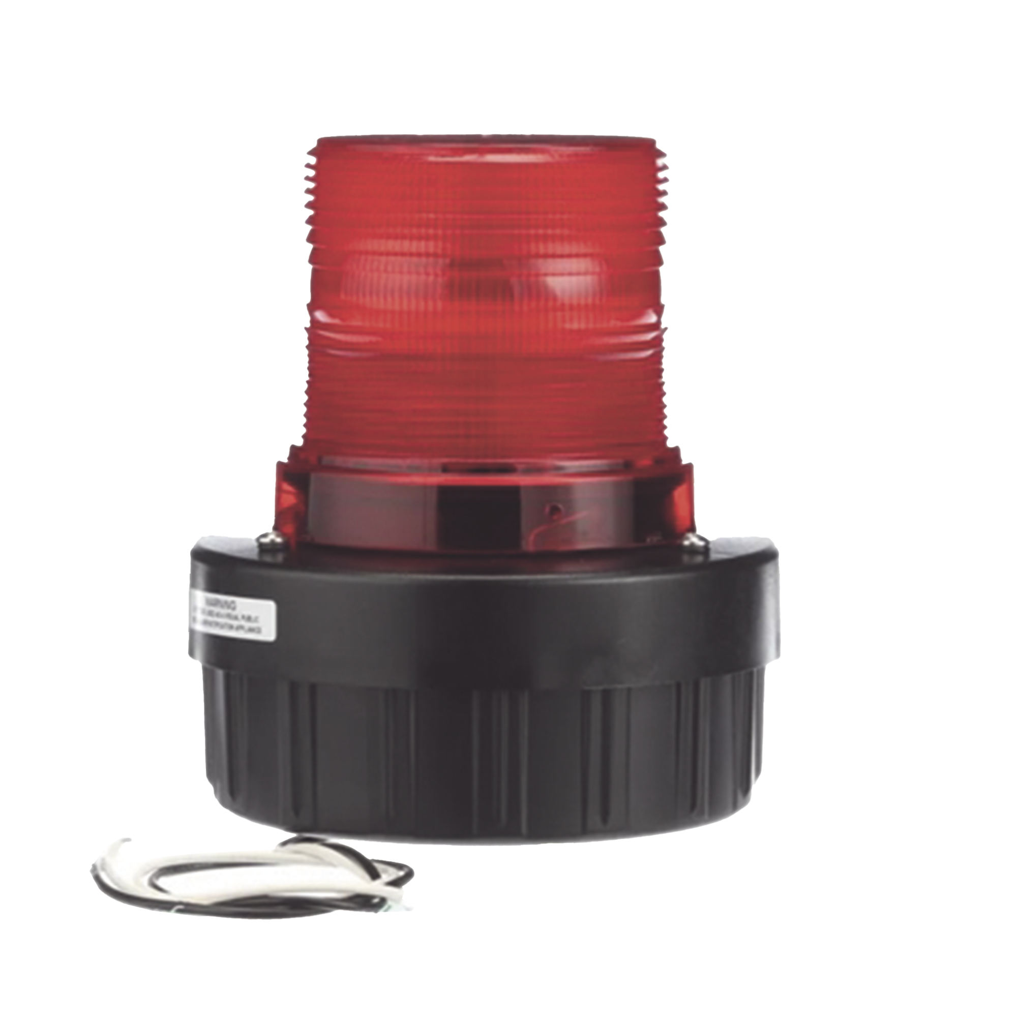 Combinación de intermitente señal audible/visual, Listado por UL y cUL a 24 VCD color Rojo, hasta 95 dB a 1m