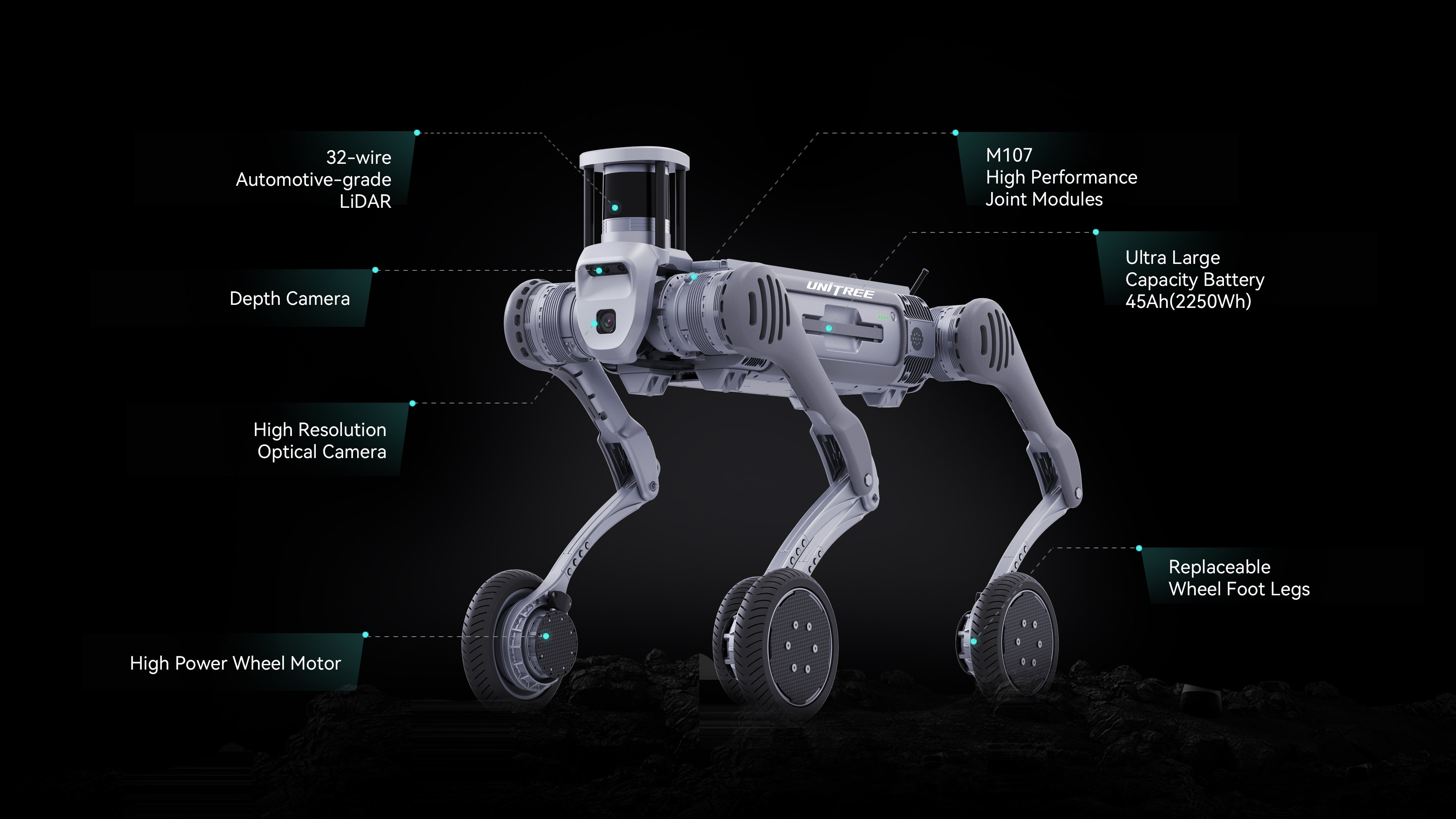 Robot Unitree B2-W