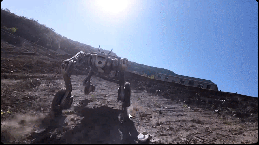 Movimiento dinámico del robot