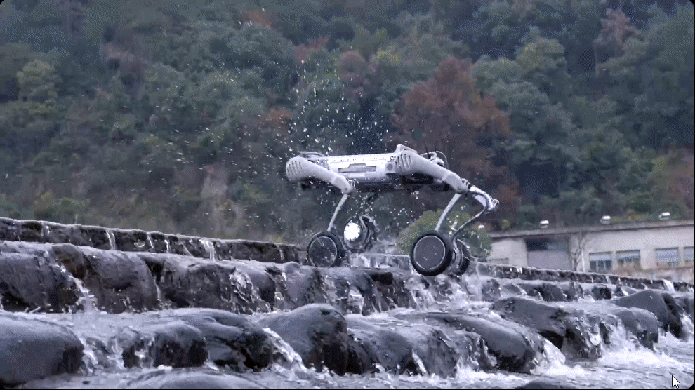 Robot en terreno irregular