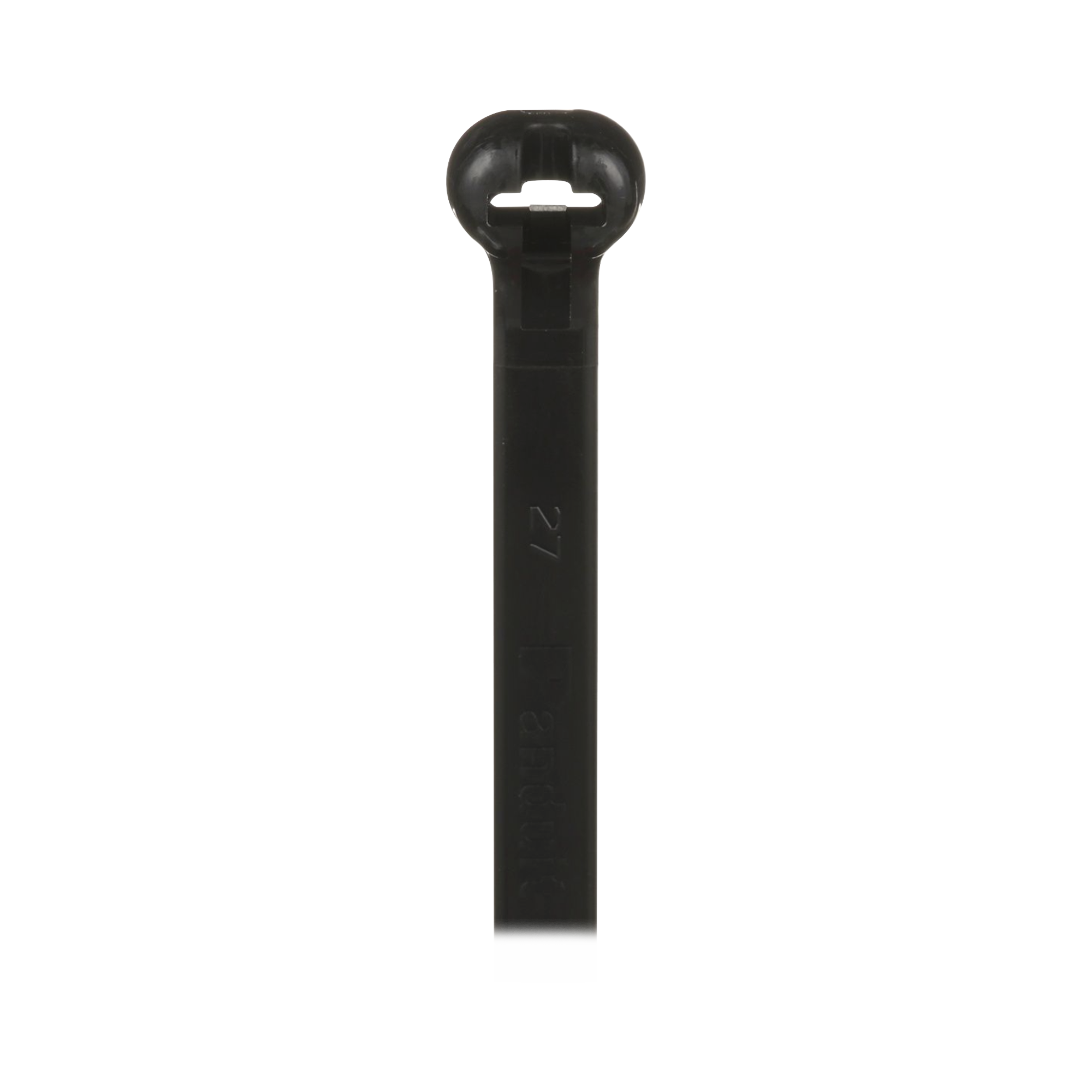 Cincho Dome-Top Nylon 6.6, 378mm largo x 7mm ancho, Color Negro. Paquete de 250 piezas
