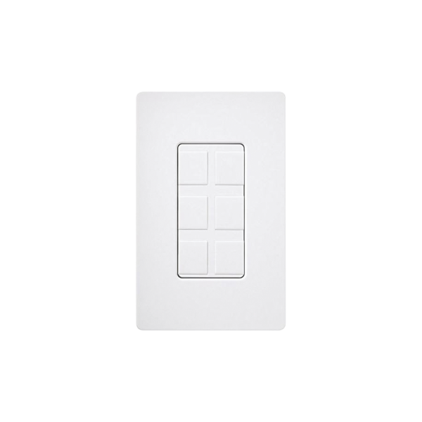 Caja de pared para contactos varios, 6 mini espacios.