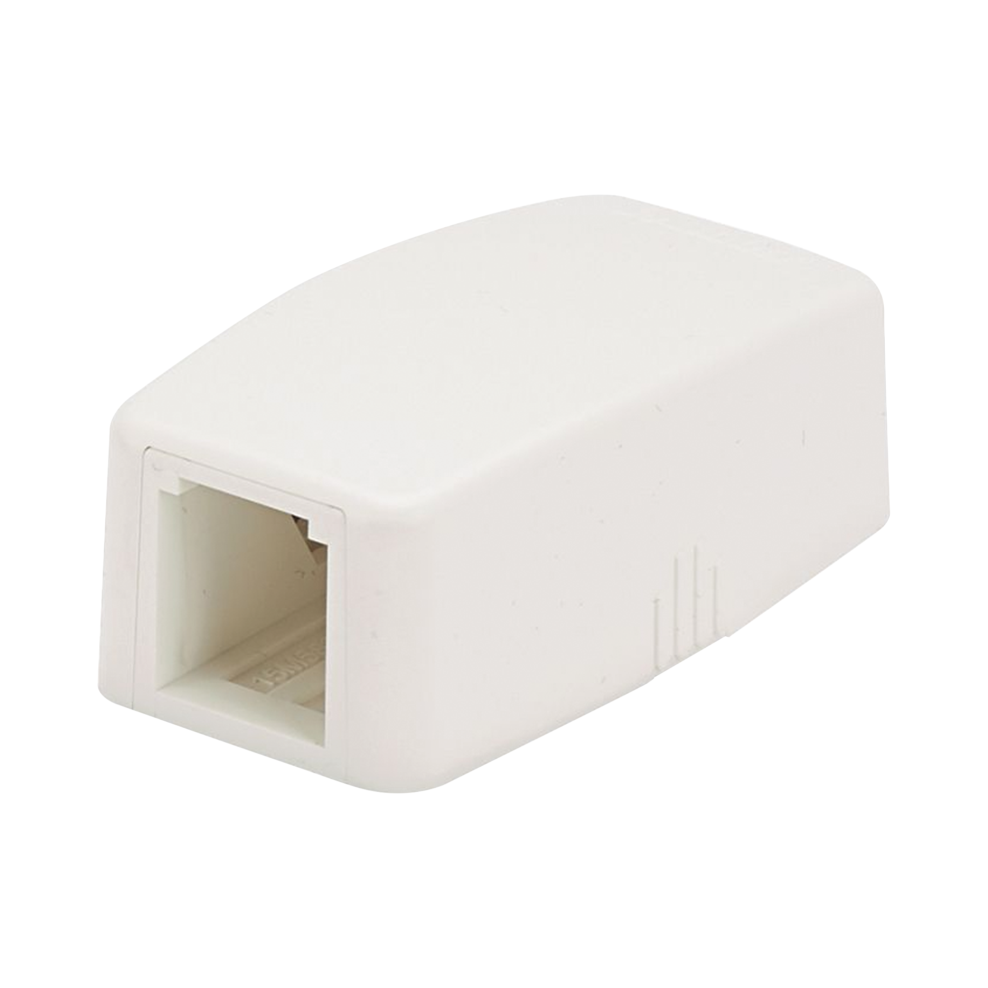 Caja de Montaje en Superficie, Para 1 Módulo Mini-Com, Color Blanco Mate