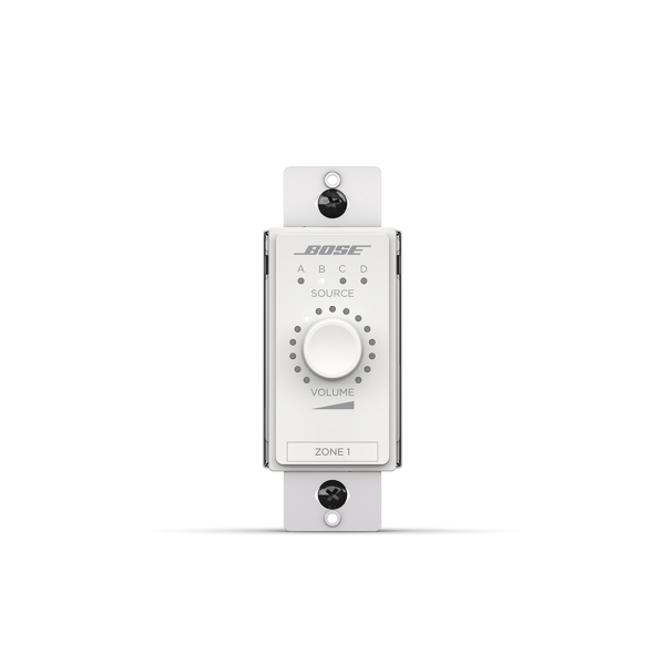 ControlCenter Controlador de volumen y seleccion de fuente (A/B/C/D) de zona digital | Blanco