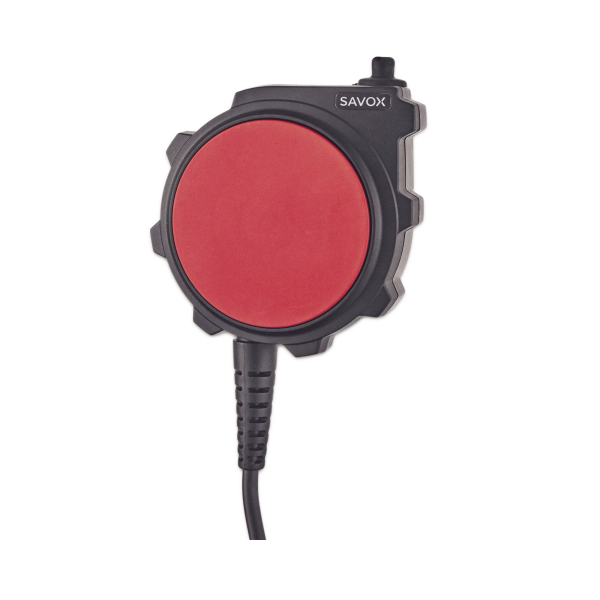 Unidad de Control PTT Savox C-C440 / Compatible con Radio de Dos Vías / Botón PTT Extra Grande / Soporte para Cascos Savox / IP66-IP67 / Botón de Emergencia Opcional