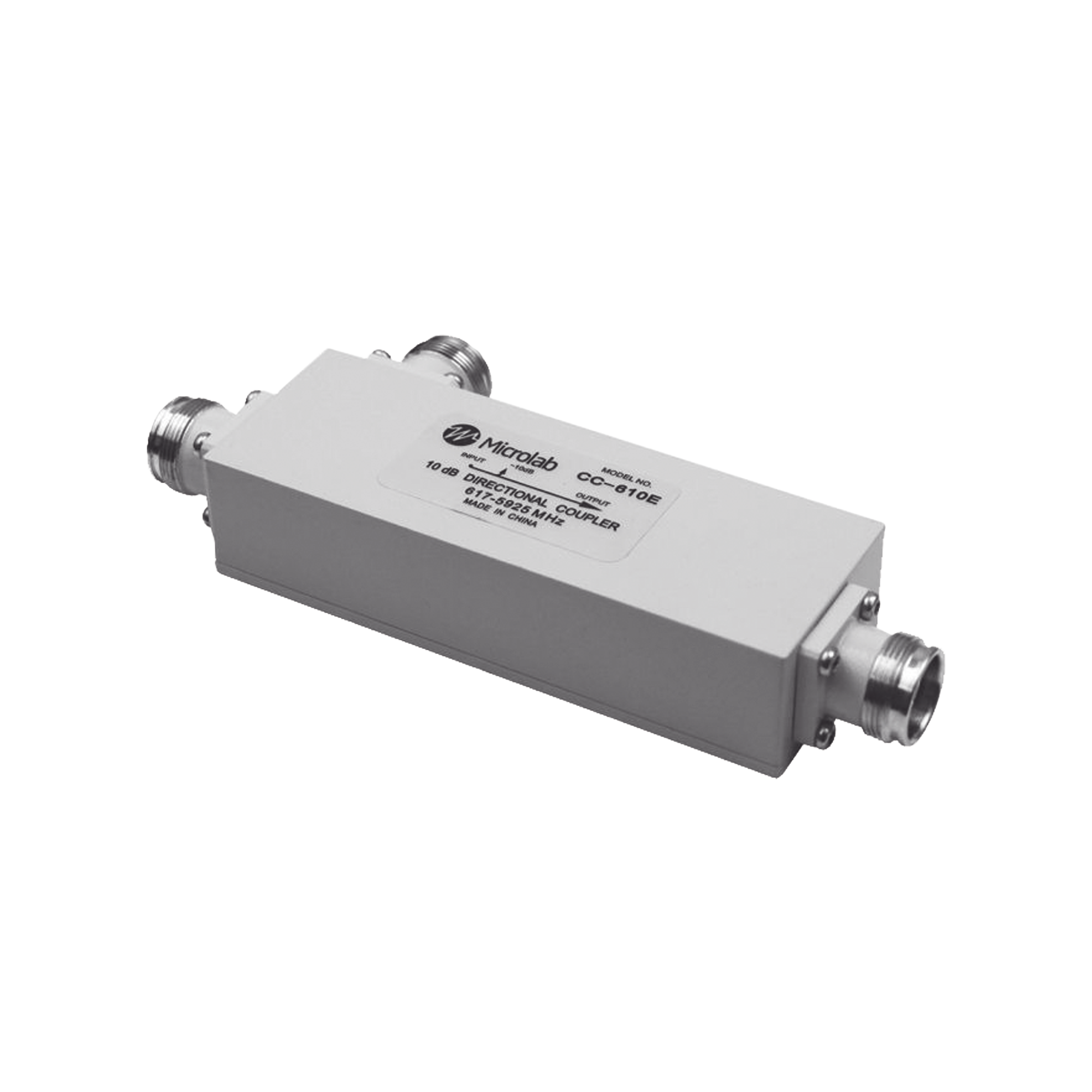 Acoplador direccional 10dB 617-5925MHz 300W-161dBc 4.3-10 IP67