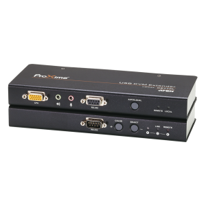 Kit Extensor KVM | VGA/Audio | Cat5e | 300m |¬†1280 x 1024 | Deskew |¬†Puertos RS232 | Función de compensación de señal