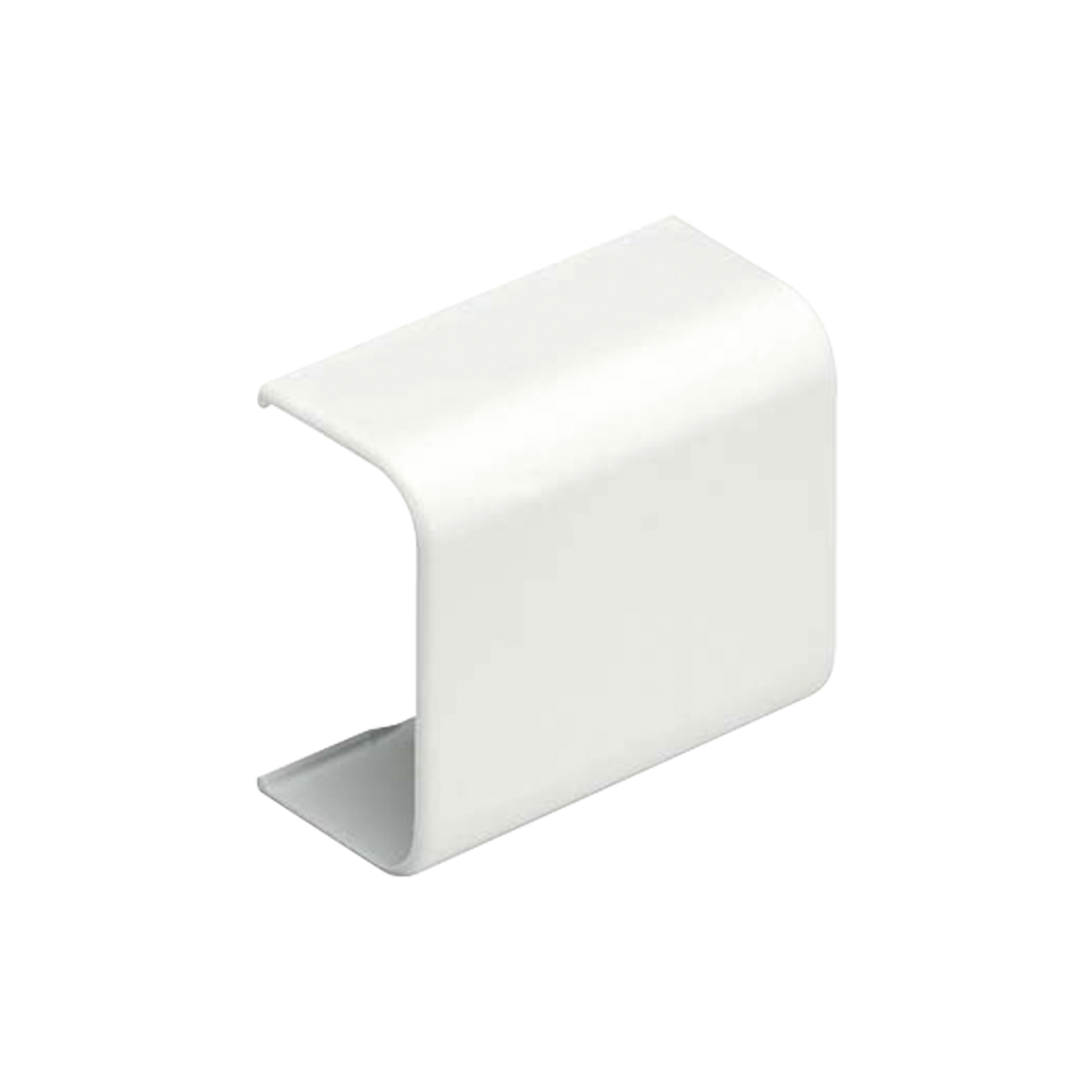 Unión recta, para uso con canaleta LD3, material ABS, Color Blanco Mate