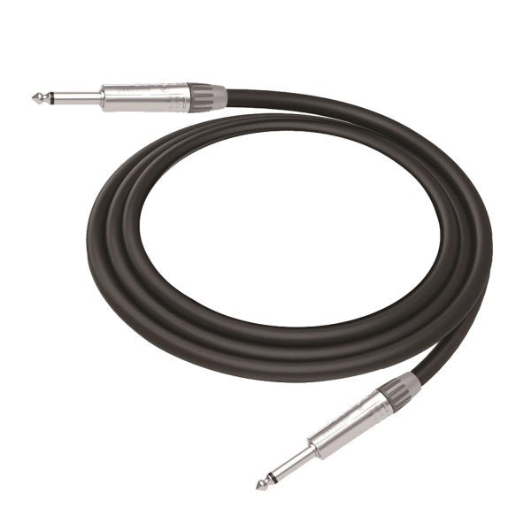 Cable de Audio | Plug 1/4 in a Plug 1/4 in Mono |¬†Carcasa Cromada | Conectores Seetronic | Ideal para Instrumentos¬†| Longitud 3m
