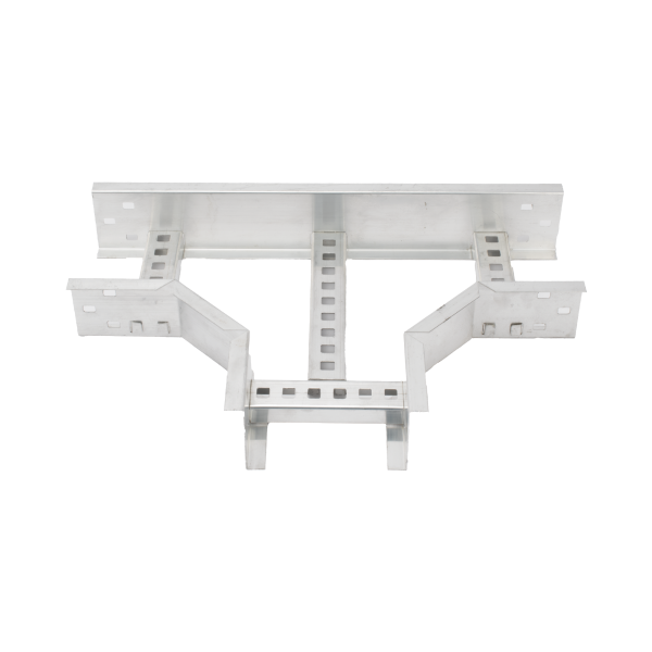 Derivación "T" Horizontal de Aluminio Perfil Z / Peralte 3 1/4" / Ancho 6"/ Radio 8" / Incluye Tornillería (CHTHEZ314R8X6AK)