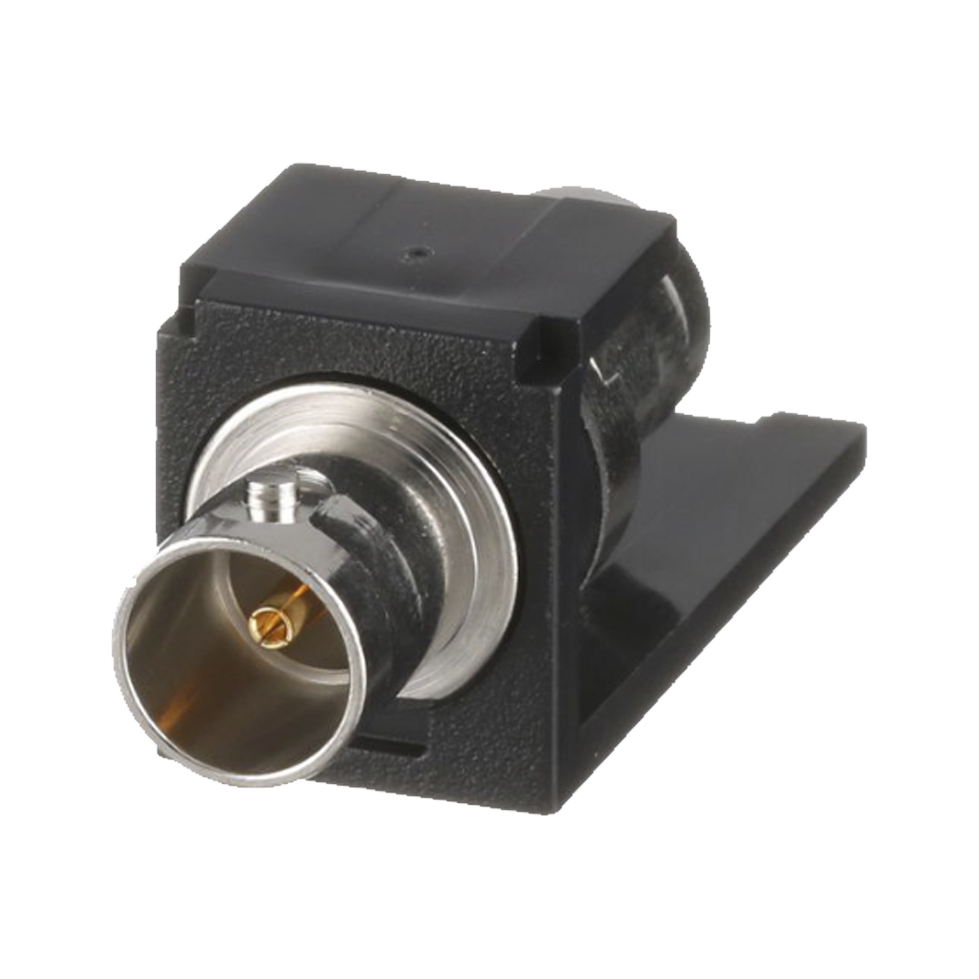 Módulo Acoplador Coaxial Tipo BNC, Mini-Com, de 75 Ohms, Color Negro