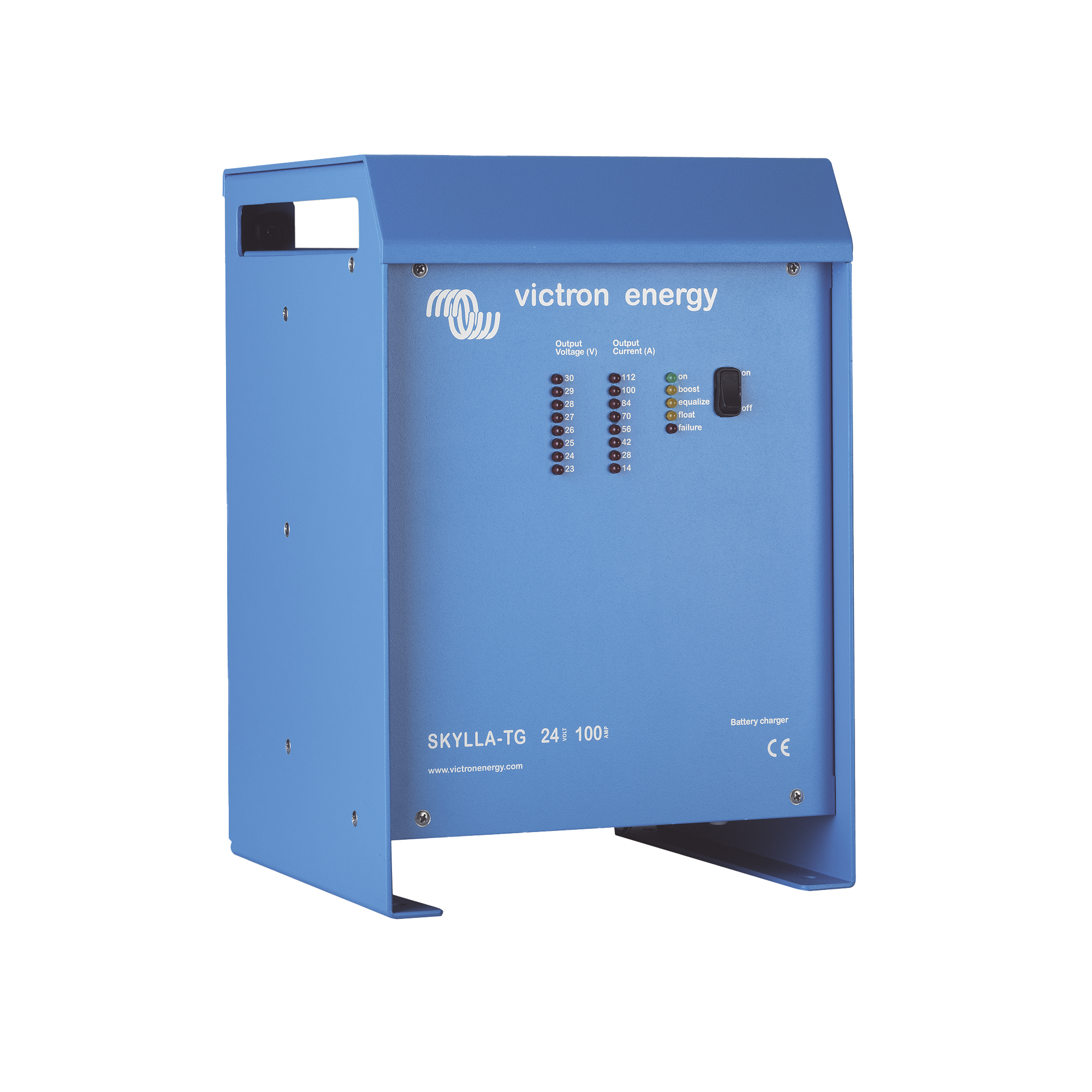Skylla-TG 24/100 / Cargador de Baterías para Ambientes Marinos 24 V, 100 A / Bancos de 500 a 1000 Ah