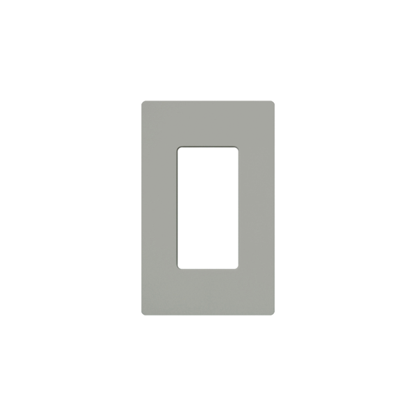 Placa de pared 1 espacio, para atenuador (dimmer), switch ó control remoto PICO inalámbrico.