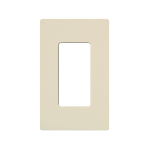 Placa de pared 1 espacio, para atenuador (dimmer), switch ó control remoto PICO inalámbrico.