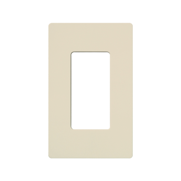 Placa de pared 1 espacio, para atenuador (dimmer), switch ó control remoto PICO inalámbrico.