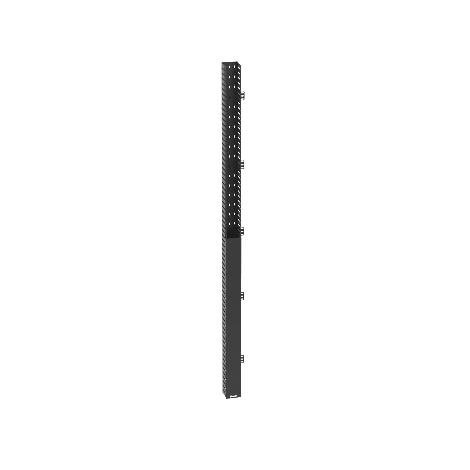 Organizador Vertical IN-Cabinet, Sencillo (Solo Frontal), Para Uso Con Gabinetes Panduit, 40 UR, 4.2 in de Ancho, Color Negro