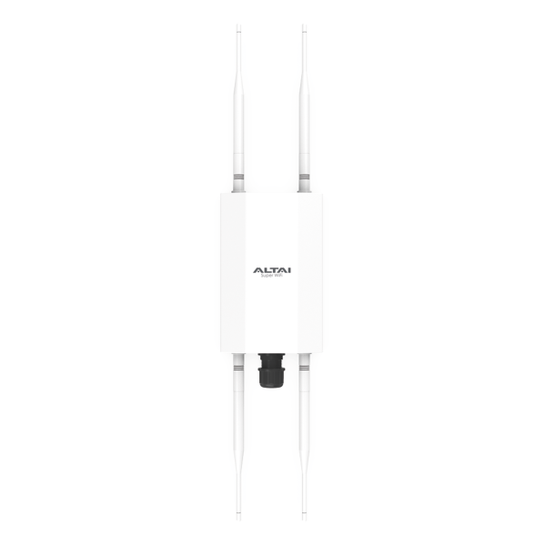 Punto de Acceso Súper WiFi 6 y PTMP para Exterior, Hasta 250 m de Cobertura, Doble Banda Simultanea, 574 Mbps en 2.4 GHz y 1.2 Gbps en 5GHz, 256 Usuarios Concurrentes  por Banda,  Administración en Nube Gratis con INSIGHTS