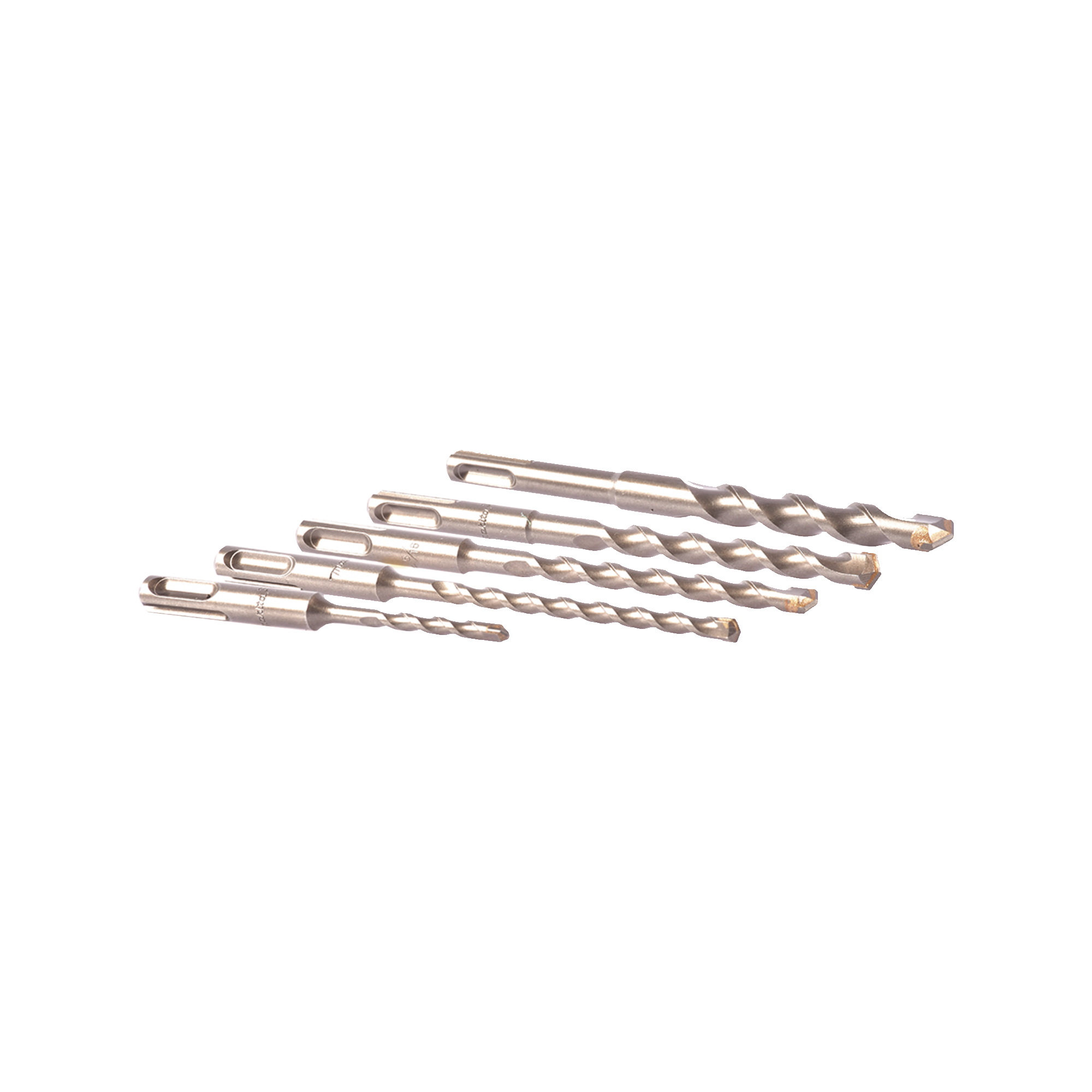 Juego con 5 piezas de brocas SDS PLUS para concreto