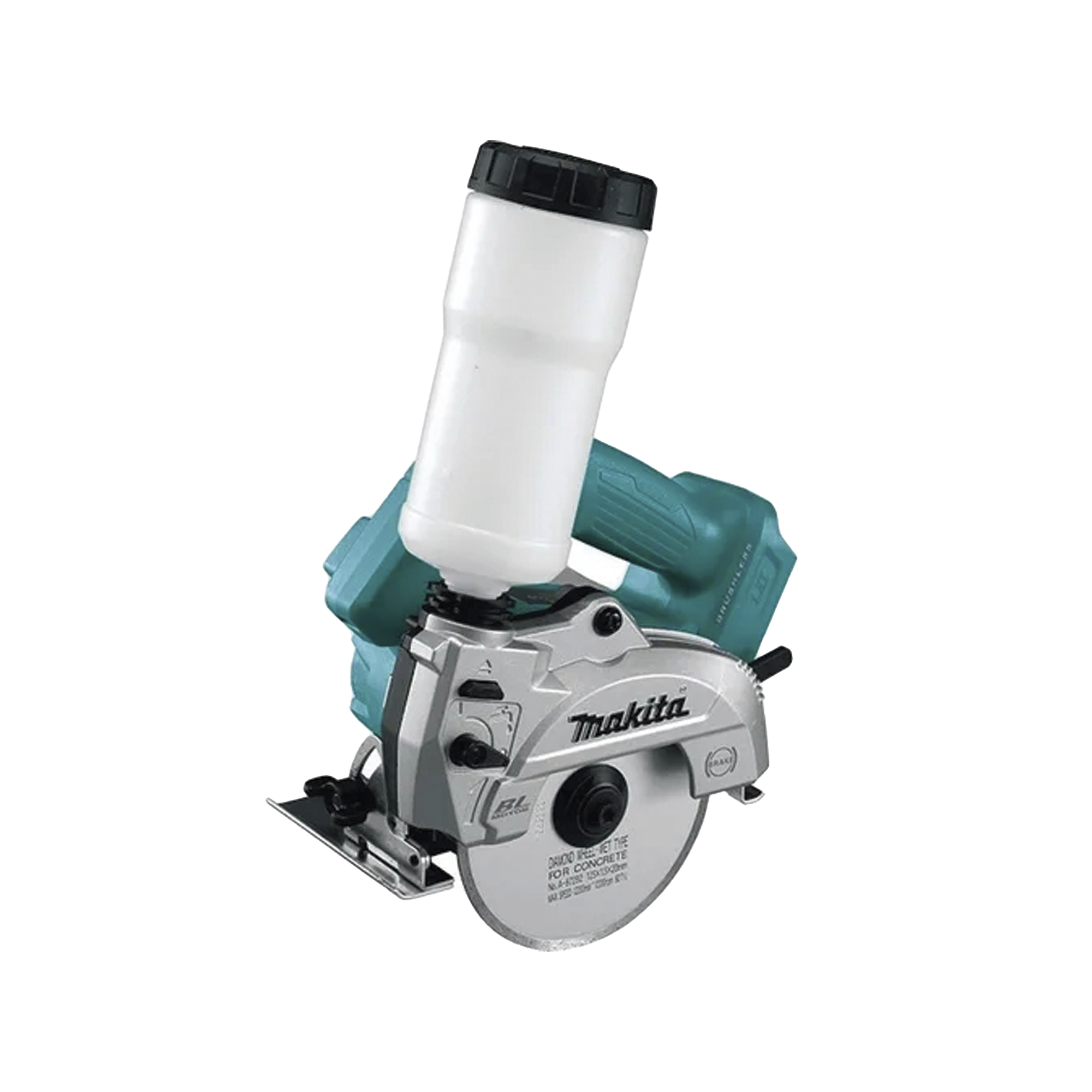 CORTADORA VIDRIO/MARMOL INALAMBRICA 5‚Ä≥ (125 MM.) 8,500 RPM, 2.6 KG. C/ ACC. SUMINISTRO DE AGUA