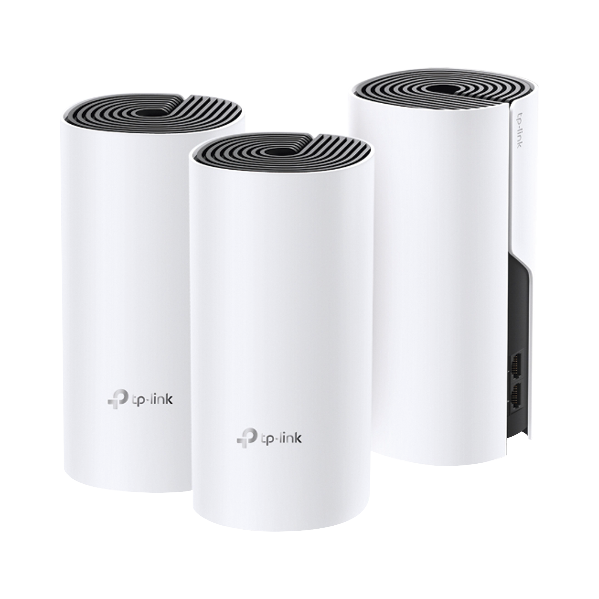 KIT 3 Routers Inalámbricos MESH Interior para Hogar / Doble Banda Wi-Fi 5 AC1200 Mbps / 2 Puerto Gigabit WAN/LAN / 2 Antenas Internas / Administración Mediante la App Deco (iOS, Android)