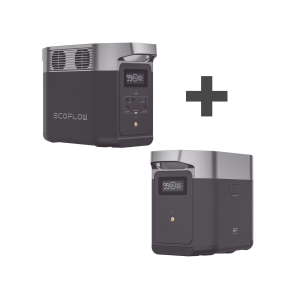 Kit de Estación de Energía Portátil 1024Wh + Batería Externa 1024Wh (2048Wh Totales)