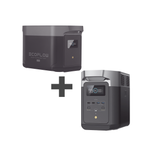 Kit de Estación de Energía Portátil 2048Wh + Batería Externa 2048Wh (4096Wh Totales)