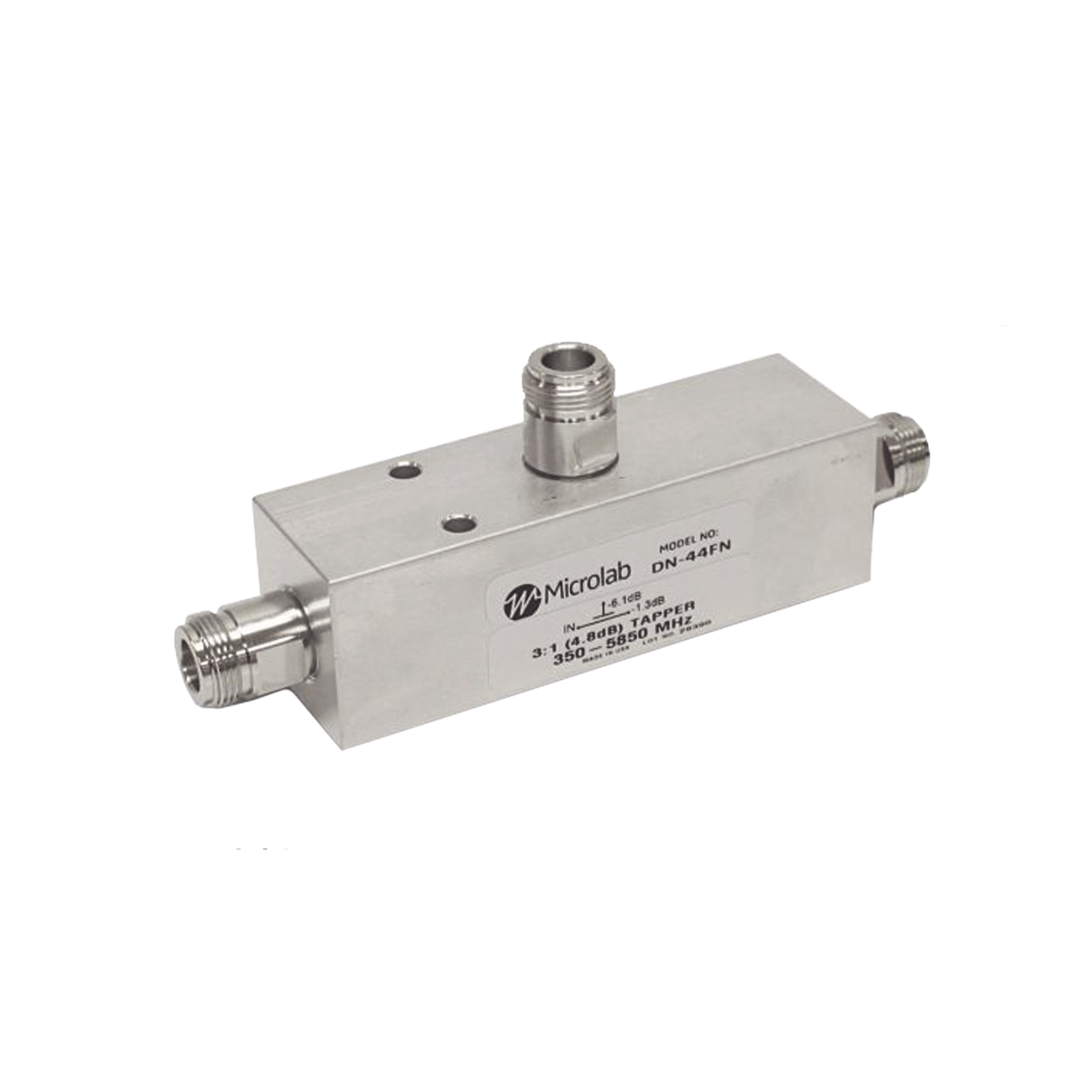 SEPARADOR 6dB (4:1) Tap 350-5930MHz 500W -161dBc TIPO N IP67 .