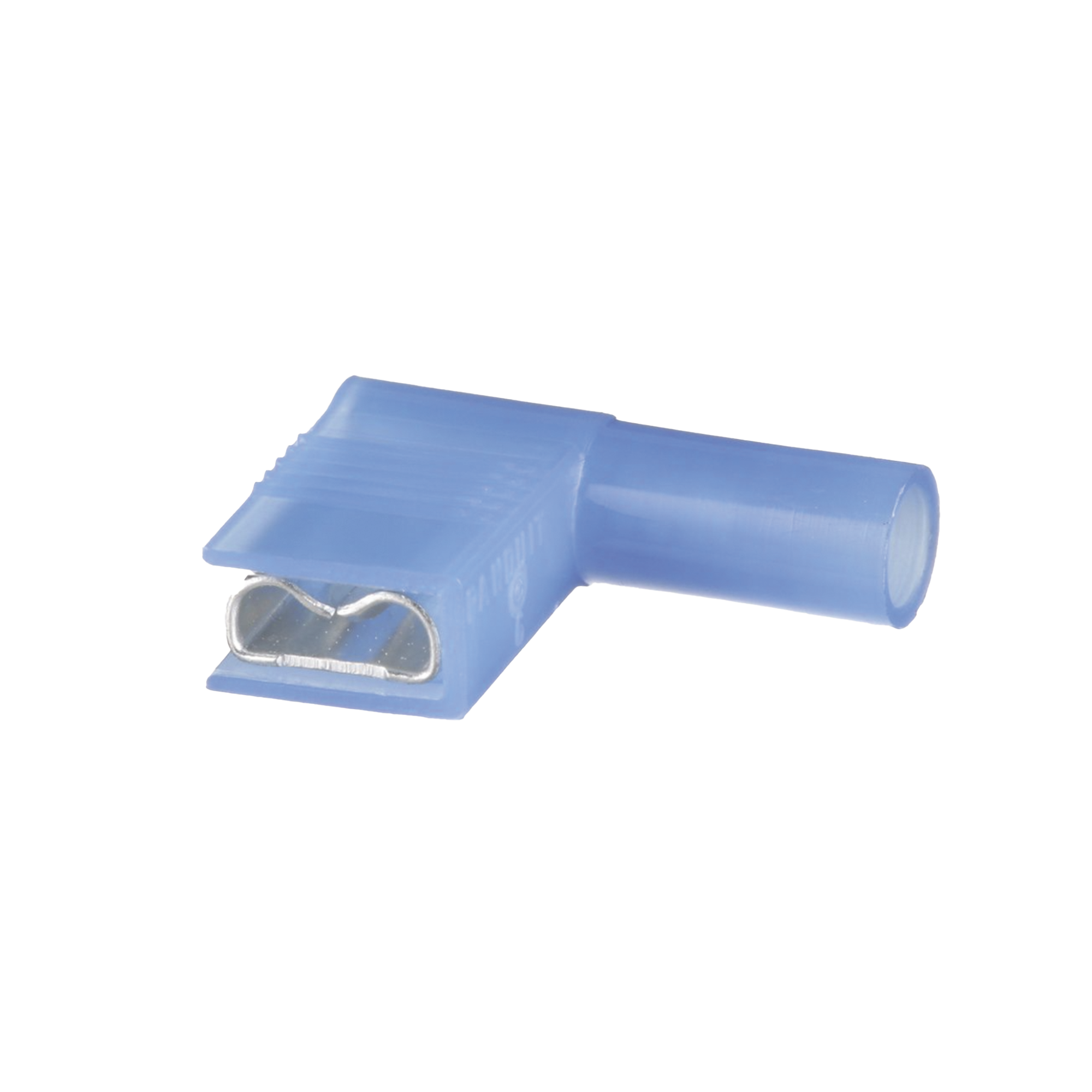 Terminal de Desconexión Hembra Pan-Term™ a 90¬∫, Color Azul, Nylon, para cable 14-16 AWG, 0.250 x 0.032 " (6.3 x 0.8mm)