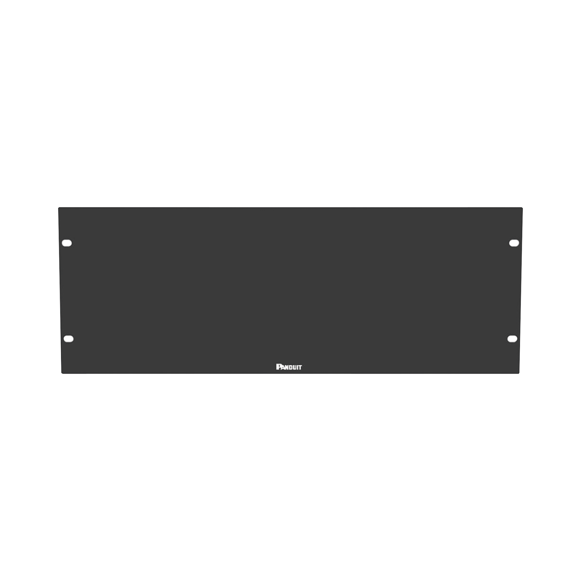 Tapa Ciega Para Rack Estándar de 19in, Plano, de Acero, 4UR, Color Negro