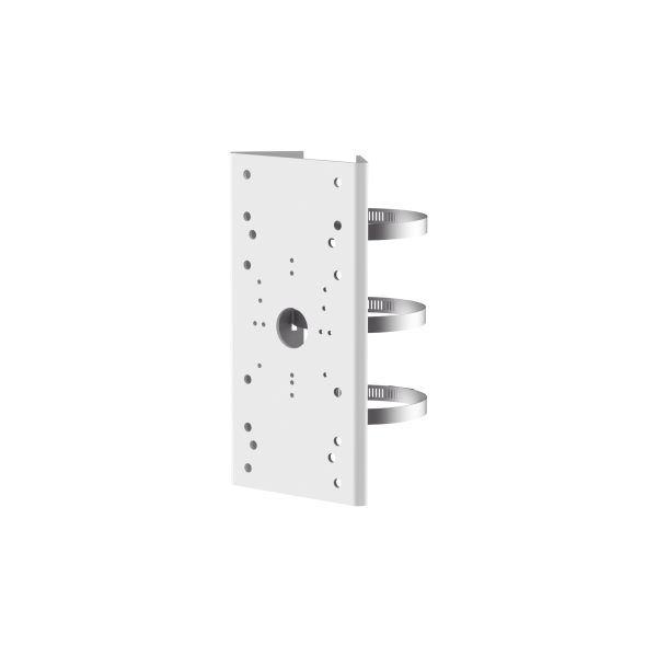 Montaje para Poste / Compatible con PTZ HIKVISION / Acero Inoxidable