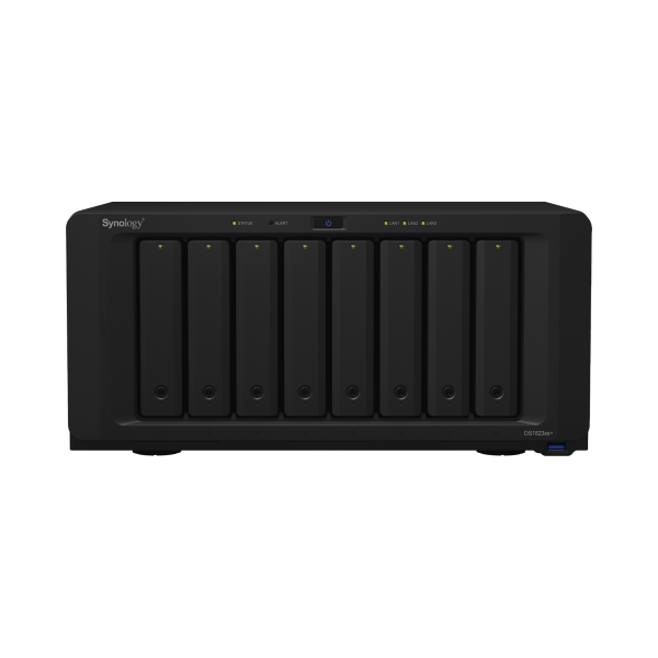 Servidor NAS de escritorio con 8 bahías / Expansible a 18 bahías / Hasta 256 TB / 8GB de RAM